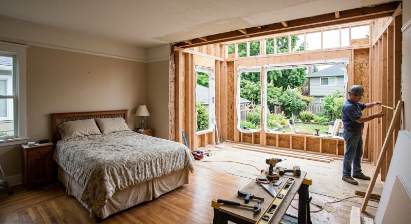 Bedroom Enlargement in Conroe, TX