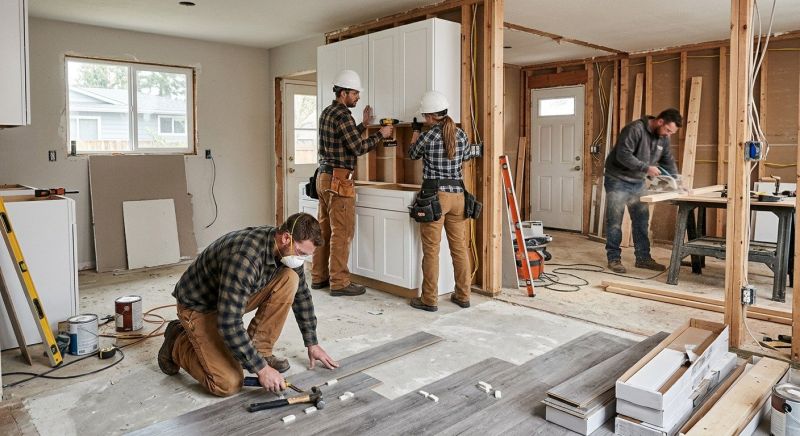 Living Room Renovation in Denver, CO
