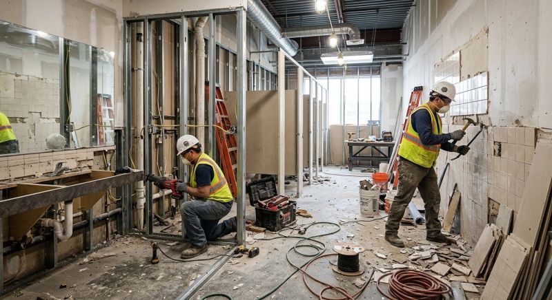 Office Bathroom Renovation in Arvada, CO